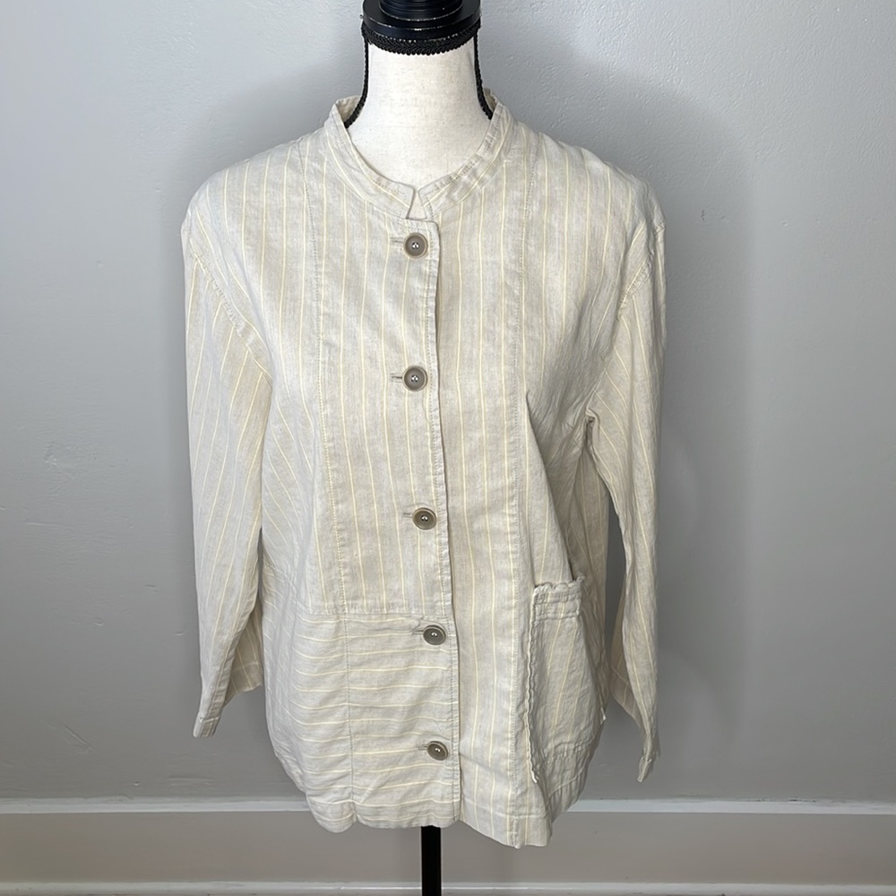 OSKA Linen button down jacket - Picture 2 of 10